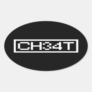LAISSER CHEAT OVAL STICKER