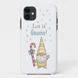 Laisser Gnome Neige mignonne Coque d'hiver moderne