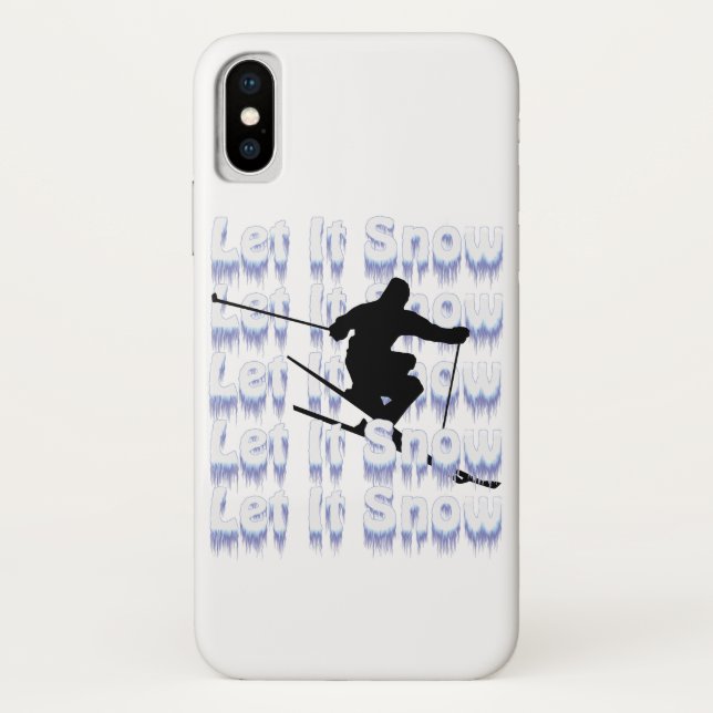 Laisser Il coque iphone Skier De Neige (Dos)
