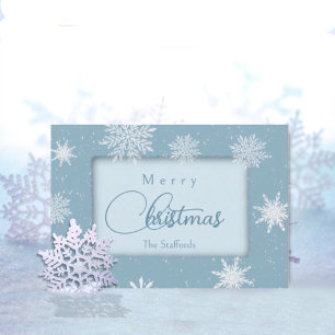 Laisser la carte de Noël neige
