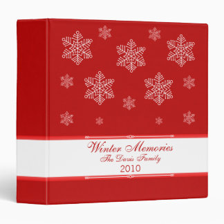 Laisser la neige Classeur de vacances (1,5 pouce),