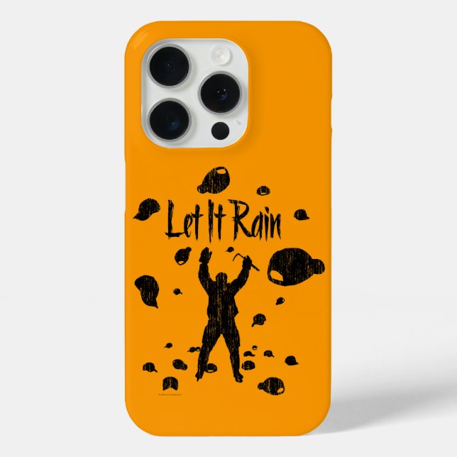 Laisser la pluie (Hockey) Coque-Mate coque iphone (Verso)
