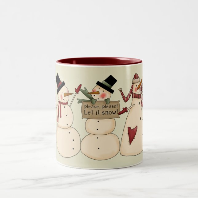 Laisser neiger Fête Mug (Centre)