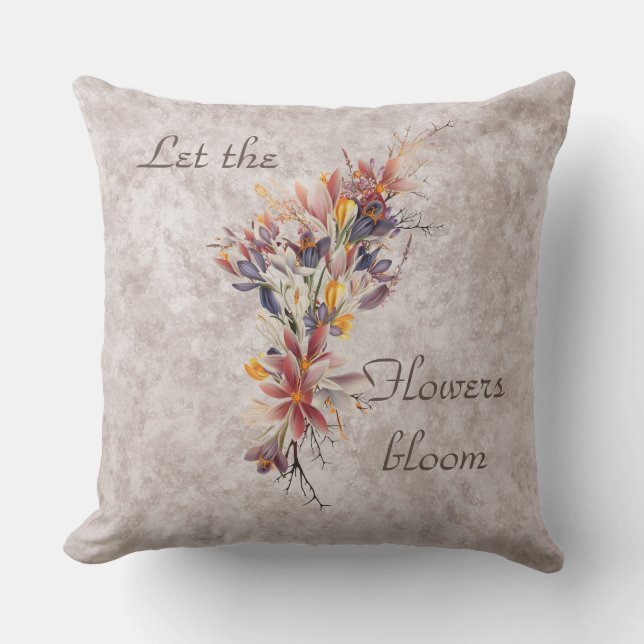 Laissez fleurir le Coussin (Recto)