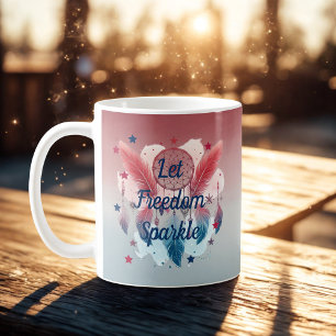 Laissez la liberté étinceler Mug attrape-rêves