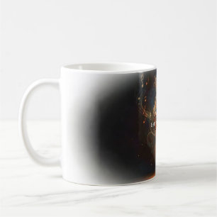 🎸 Laissez la musique s'élever Mug Guitare Électri
