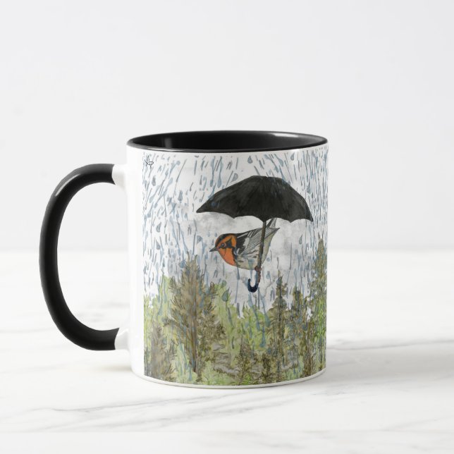 Laissez la pluie vous embrasser Mug (Gauche)