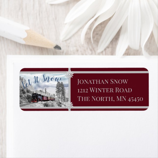 Laissez Le Train De Neige Se Rendre (En situation)