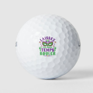 Laissez Les Bons Temps Rouler Mardi Gras Golf Balls