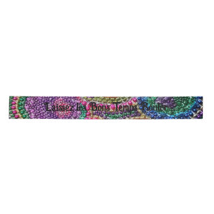 Laissez les Bons Temps Rouler Rainbow Ribbon Satin Ribbon