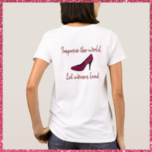Laissez les femmes diriger les T-shirts