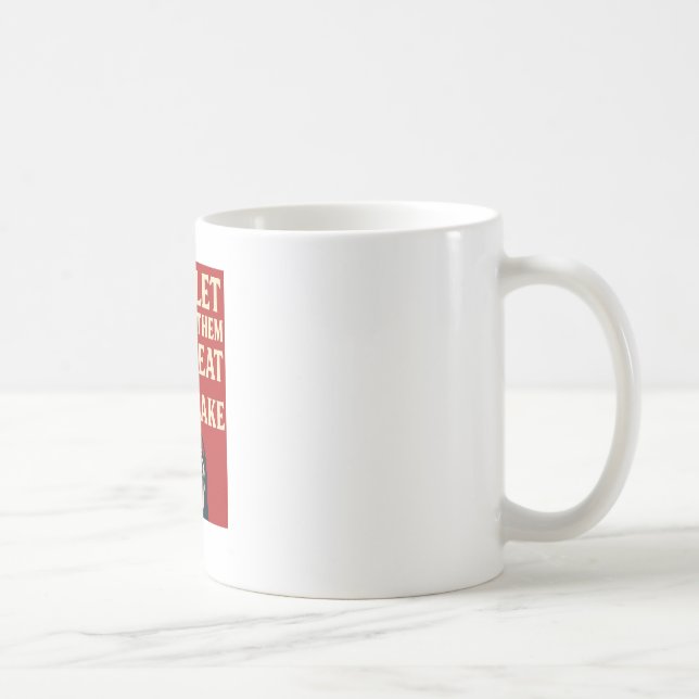 Laissez-les manger du gâteau - Sassy Mug pour les  (Droite)