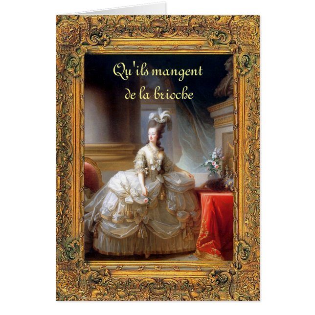 Laissez-les manger le gâteau Marie (français) (Devant)