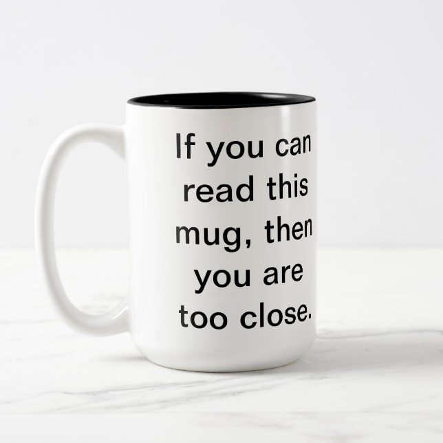 Laissez-moi la seule tasse (Gauche)