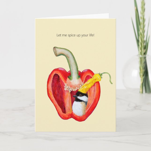 Laissez-moi pimenter votre carte de vie (Devant)