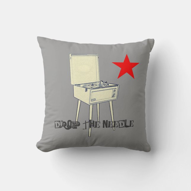 Laissez tomber le rétro coussin de coussin de (Recto)