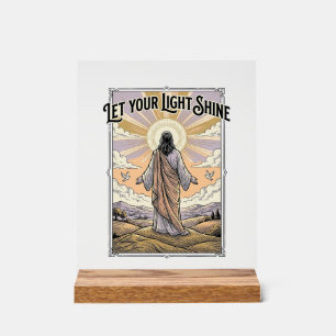 Laissez Votre Lumière Briller Foi Vintage