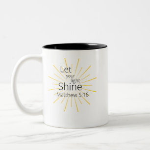 Laissez Votre Lumière Briller Matthieu 5:16 Mug