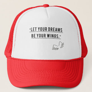 Laissez Votre Rêve Être Vos Ailes Casquette Brodé 