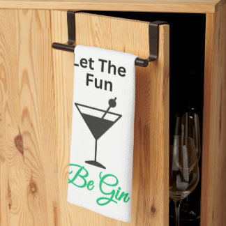 Laissez-vous divertir GIN - Serviette de thé de cu