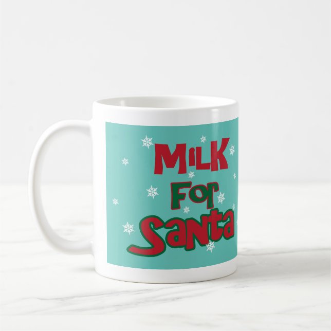 Lait pour la tasse de Père Noël (Gauche)