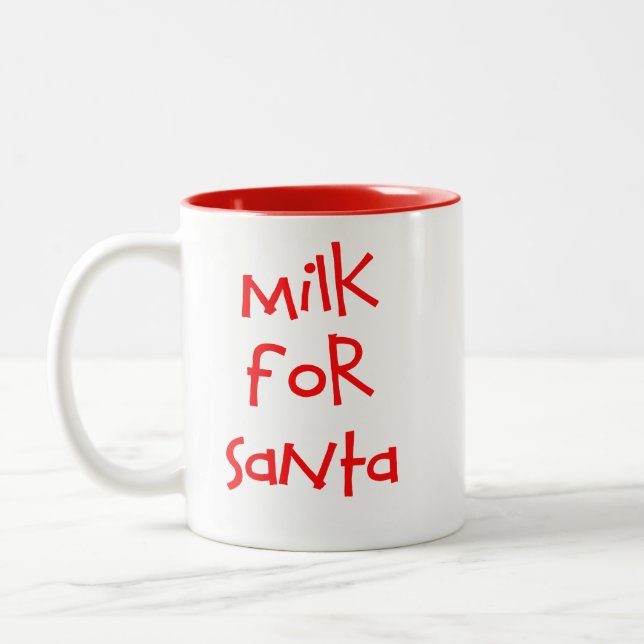 Lait pour Père Noël Mug (Gauche)