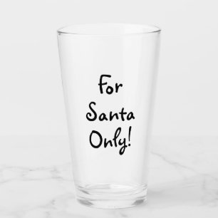 Lait Pour Père Noël Seulement ! Verre