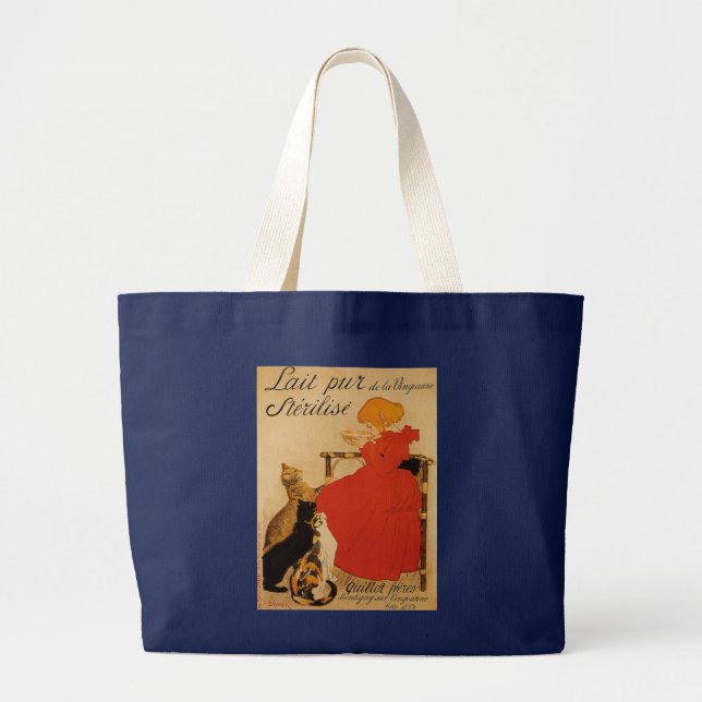 Lait Pur de la Vingeanne Sterilise Large Tote Bag (Front)