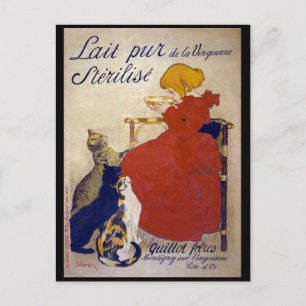 Lait pur stérilisé de la Vingeanne, Steinlen Postcard