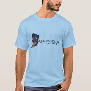 Laiton de singe et T-shirt ivres de munitions