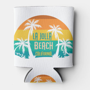 LaJolla Beach Retro Can Cooler