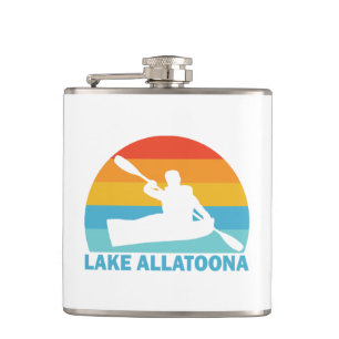 Lake Allatoona Georgia Kayak Hip Flask