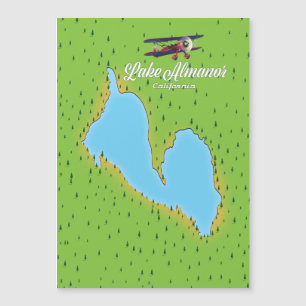 Lake Almanor California USA map
