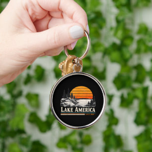 Lake America 2026 Vintage Keychain