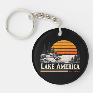 Lake America 2026 Vintage Keychain