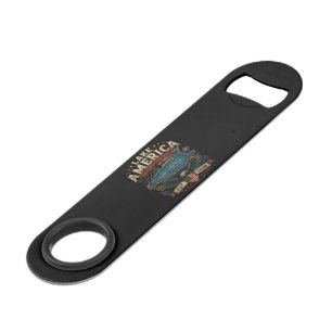 Lake America USA Previously Funny Patriotic Bar Key