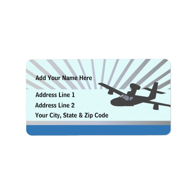 Lake Amphib Aviation Label (Front)