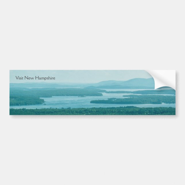 Lake and Mountain View Bumper Sticker (Front)