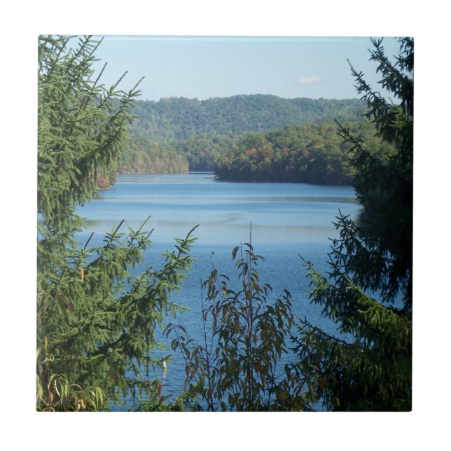 Lake and Trees Tile (Front)