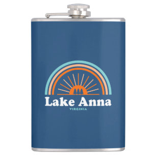 Lake Anna Virginia Rainbow Hip Flask