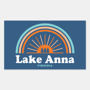 Lake Anna Virginia Rainbow Sticker