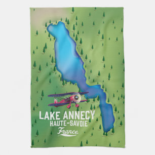 Lake Annecy,Haute-Savoie ,france Kitchen Towel