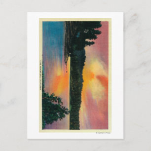 Lake Arrowhead at SunsetLake Arrowhead, CA Postcard