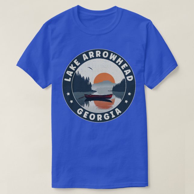 Lake Arrowhead Georgia Sunset TShirt (Design Front)