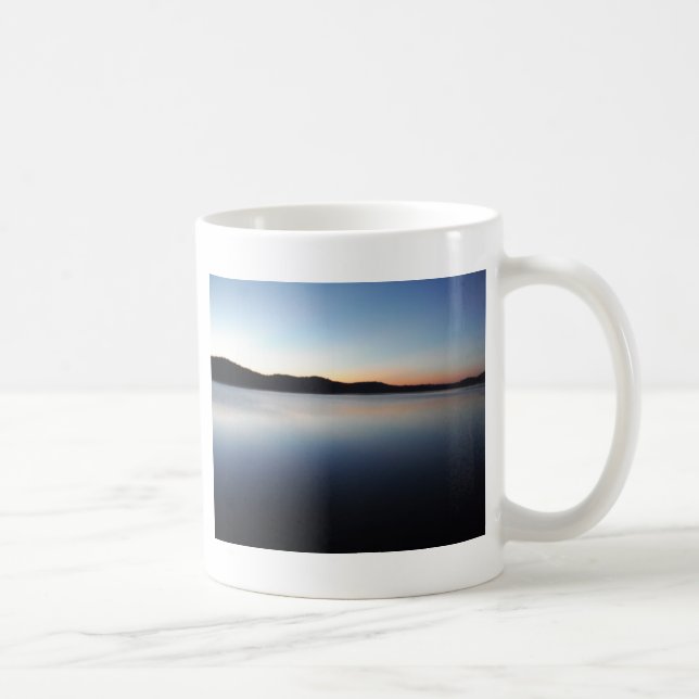 Lake Arrowhead sunset Coffee Mug (Right)