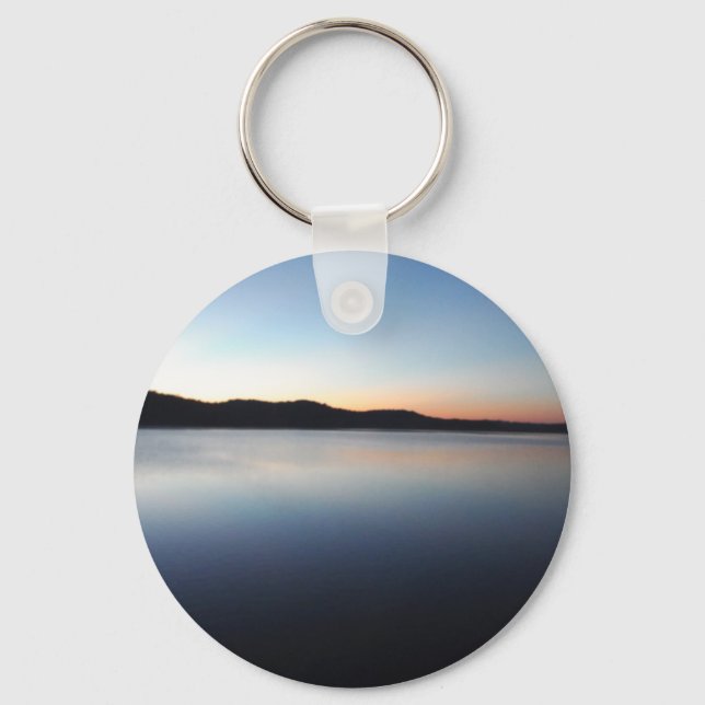 Lake Arrowhead sunset Keychain (Front)