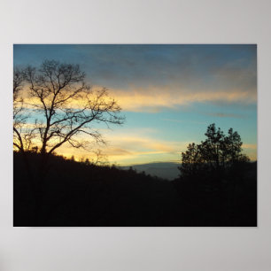 Lake Arrowhead Sunset Poster