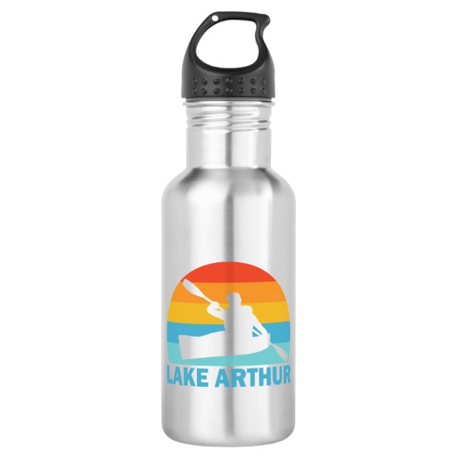 Lake Arthur Pennsylvania Kayak 532 Ml Water Bottle (Front)