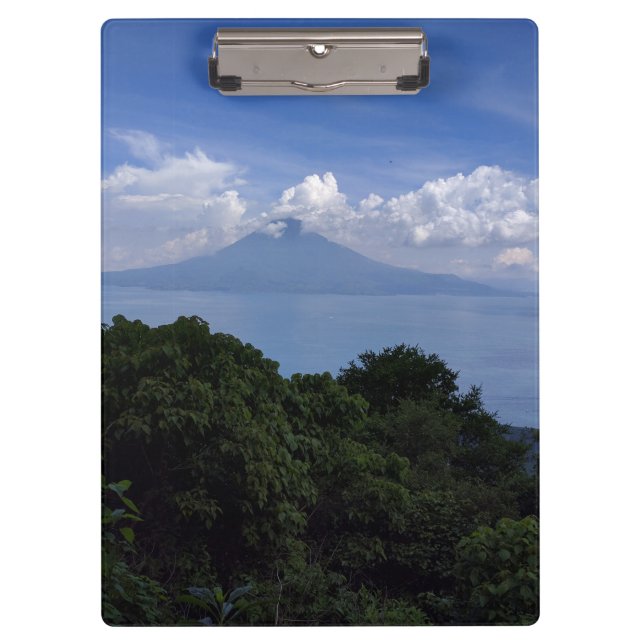 Lake Atitlan Volcanoes Photo Clipboard (Front)