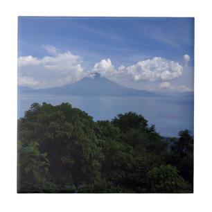 Lake Atitlan Volcanoes Tile